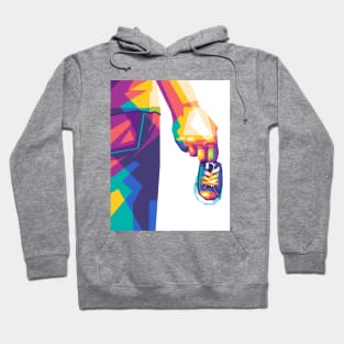 holding shoes wpap Hoodie